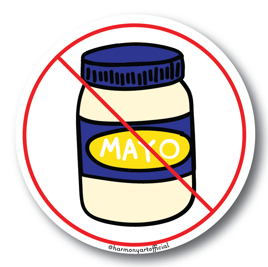 NO MAYO magnet