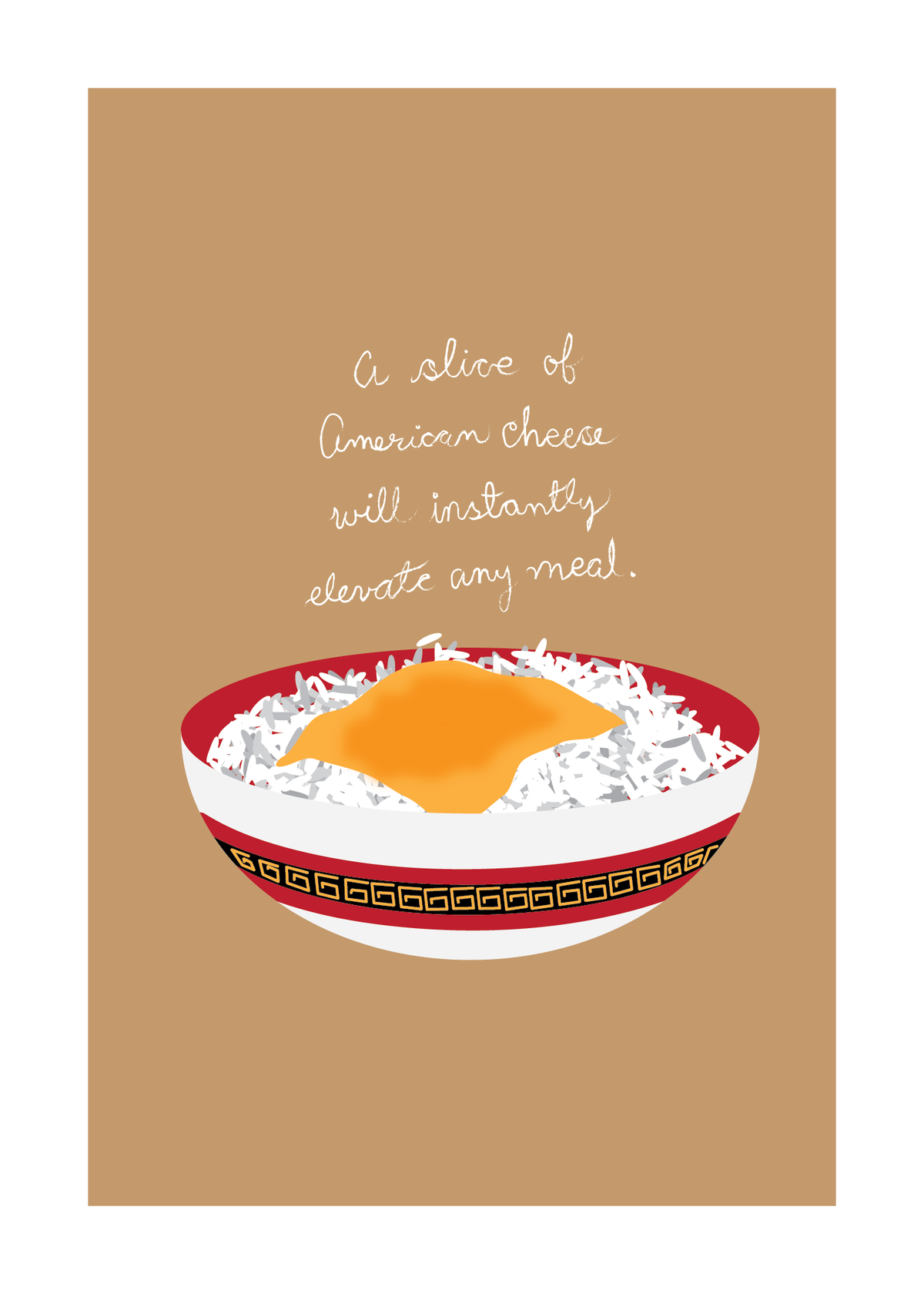 American Cheese art print