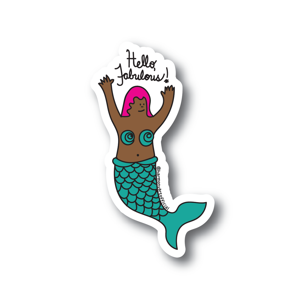 Fabulous Mermaid Sticker