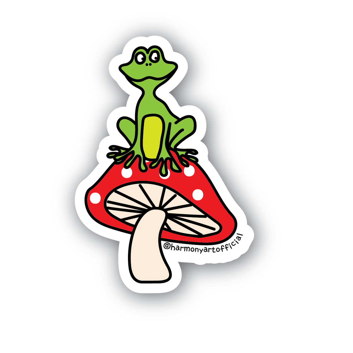 Mushroom Frog sticker
