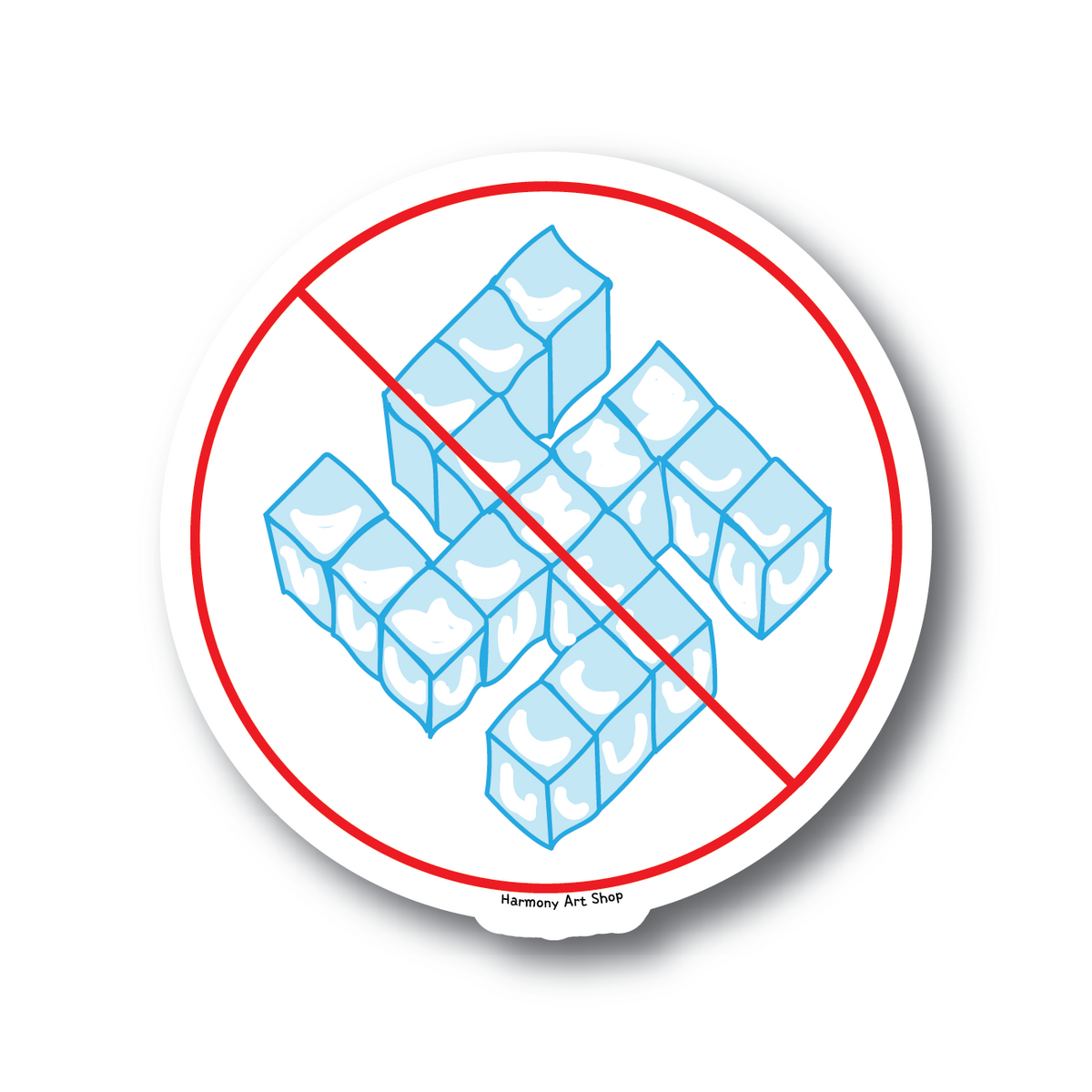 NO ICE Sticker