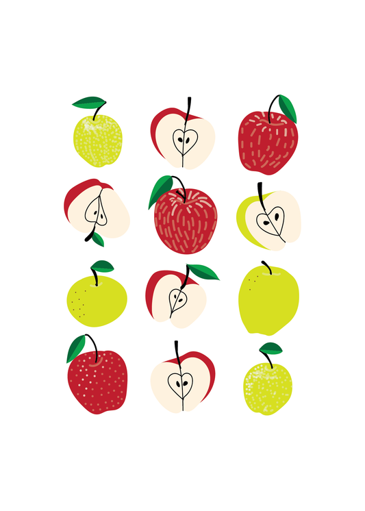 Apples art print