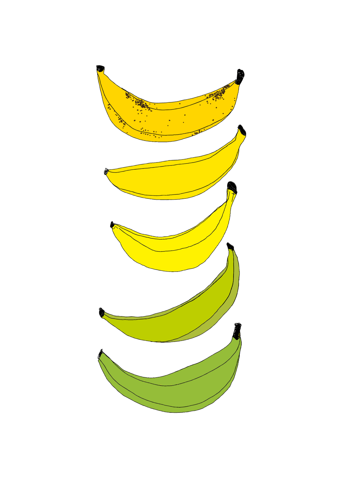 Bananas art print