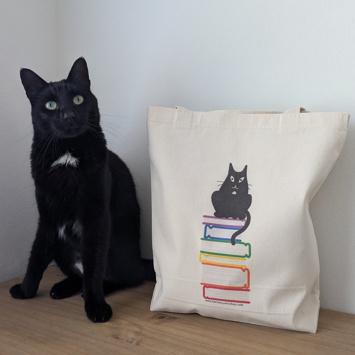Chip's Reading Rainbow tote bag